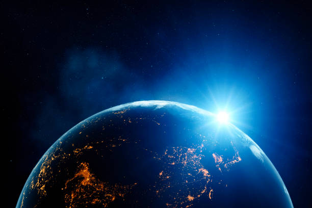 istock Planet Earth focus on Asia 1387811592