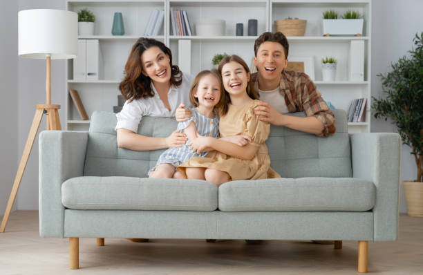 istock Happy loving family 1387818809