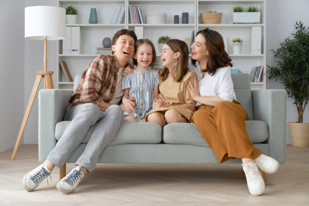 istock Happy loving family 1387818818