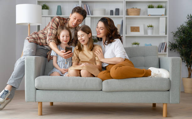 istock Happy loving family 1387818862
