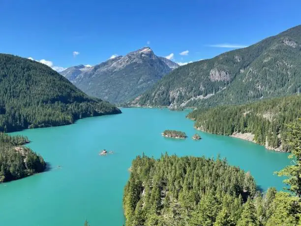 Diablo Lake in North Cascades National Park in Washington State