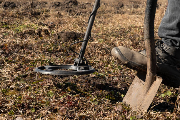 istock demining tool, metal detector and mine shovel 1387822315