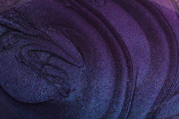 istock Blue liquid nail polish,abstract banner with copy space.Makeup concept.Creative wave of liquid nail laquer.Modern background.Pour painting art work.Macro photography.Fluid art technique. 1387830438
