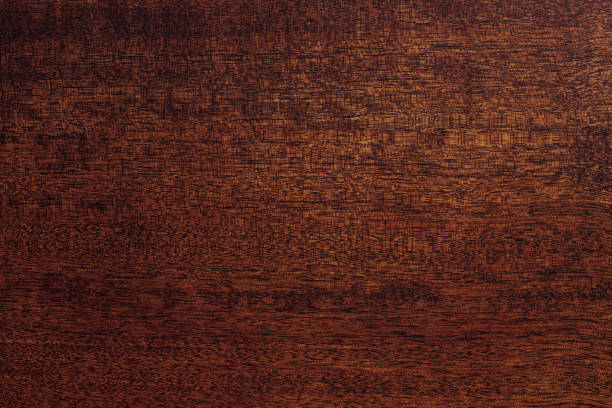 istock Lacquered wood. Blank background in full screen. Natural noble mahogany texture. Flat surface 1387835543