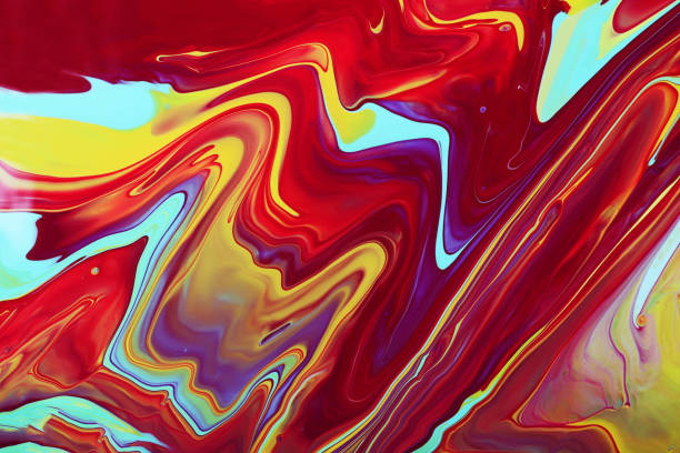 Bright multicolored marble background.Mixed nail polishes,make up concept.Beautiful stains of liquid nail laquers.Fluid art,pour painting technique.Horizontal banner,can be used as backdrop for chat. fondo de mármol multicolor brillante. esmaltes de uñas mixtos, concepto de maquillaje. hermosas manchas de lacas de uñas líquidas. arte fluido, técnica de pintura de vertido. banner horizontal, se puede utilizar como telón de fondo para el chat.