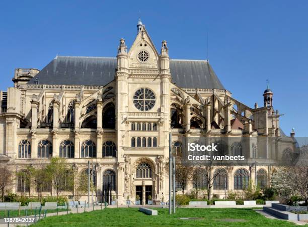 Saint Eustache Catholic Church In Paris Stock Photo - Download Image Now - Paris - France, Renaissance, Ancient