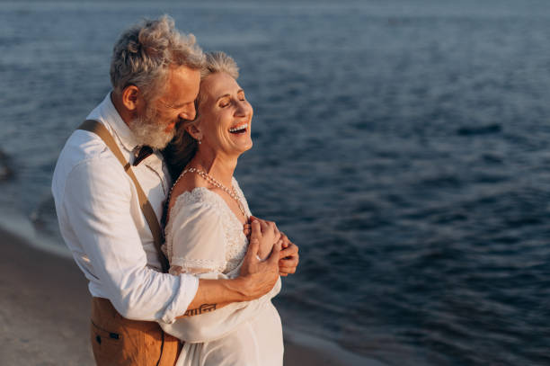 istock Romantic senior couple. 1387858719