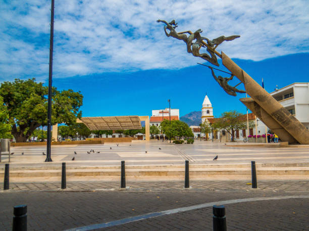 The Revolution in March Monument - Valledupar Colombia stock photo