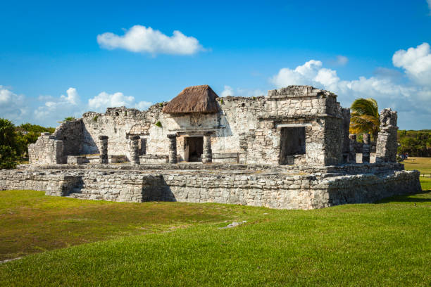 Mexico, Yucatan Peninsula, Quintana Roo, Tulum, Mayan ruins