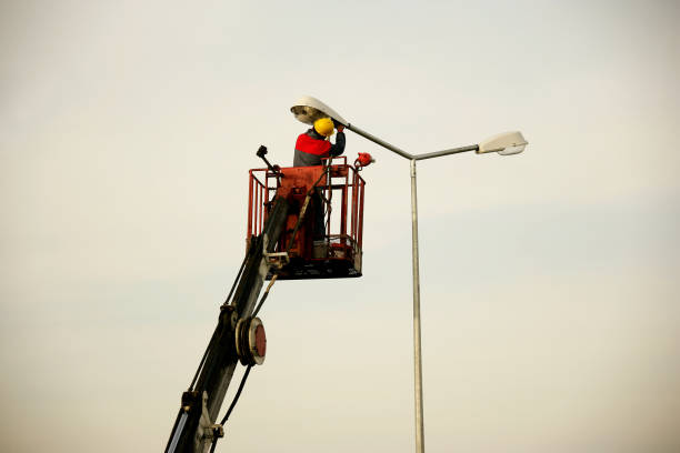 Power line support,Technology maintenance and development industry concept