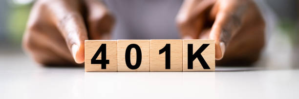 istock African American Man With 401K Blocks 1387867011