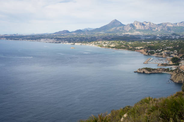 istock Light blue Mediterranean Sea and coastal landscape 1387875466