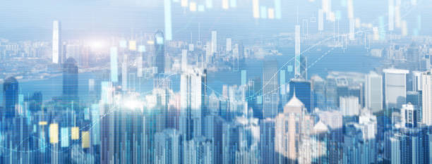 istock Website Banner Financial growth graph. Sales increase, marketing strategy concept 1387876368