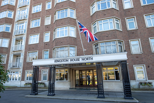 Luxury apartments known as Kingston House North on Prince's Gate in Knightsbridge, London