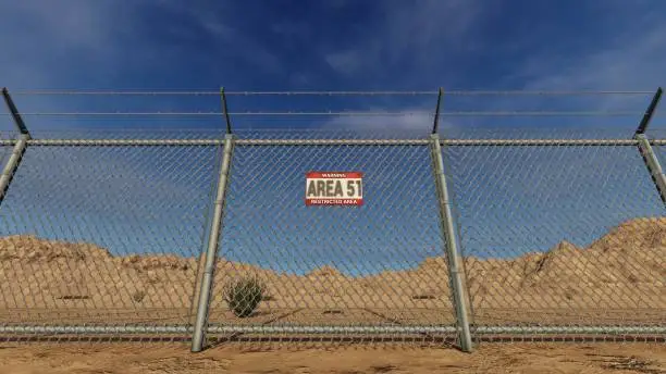 Photo of Sign of restricted area 51