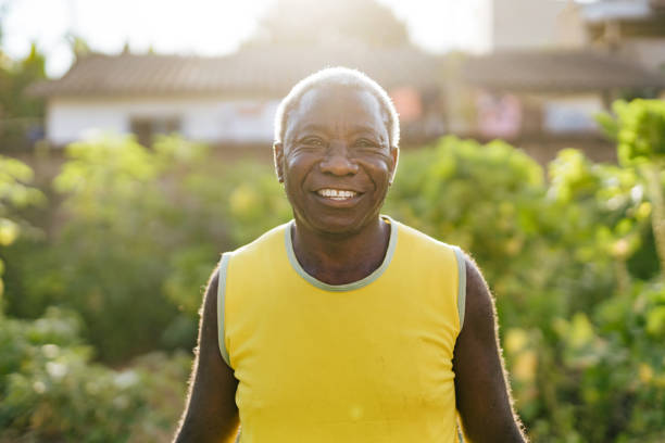 Smiling brazilian farmer