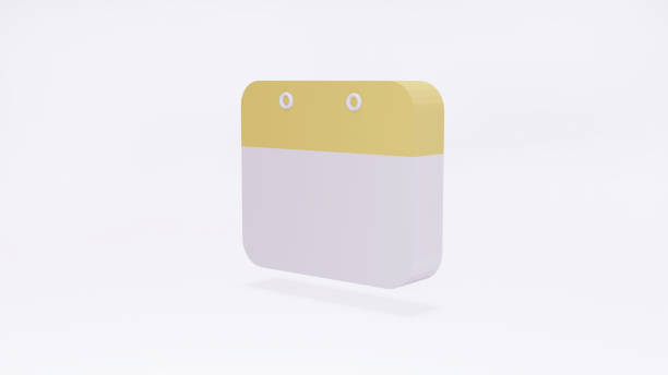 istock 3D Rendering concept of time management. a calendar on background. 3D Render. 3D illustration. 1387917496