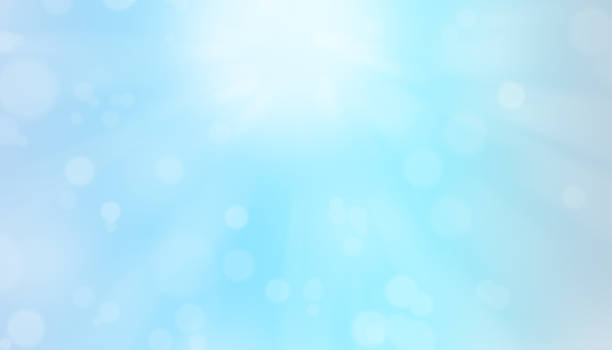 istock White light and bokeh on blue background illustration 1387919008