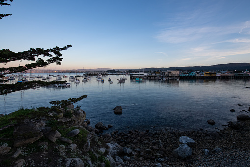Monterey, California at evening.