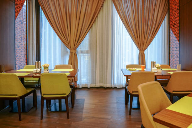 istock Restaurant interior, part of hotel 1387925446