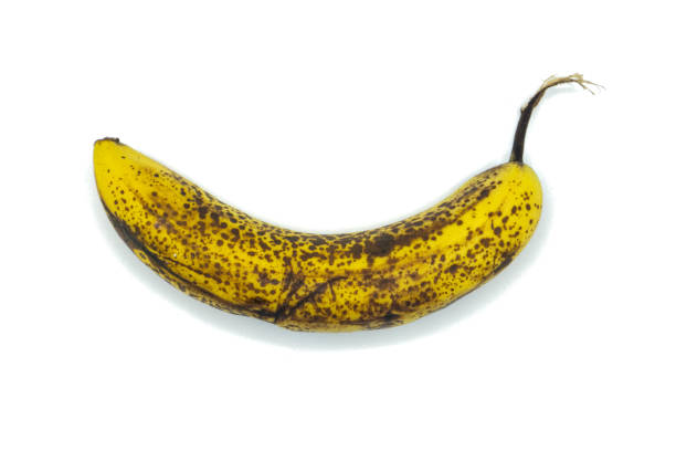 istock overripe banana isolated on white background top view 1387943729