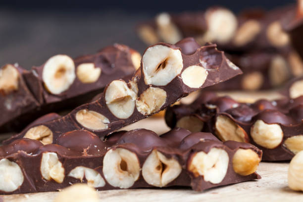 istock homemade chocolate with a large number of nuts 1387949493