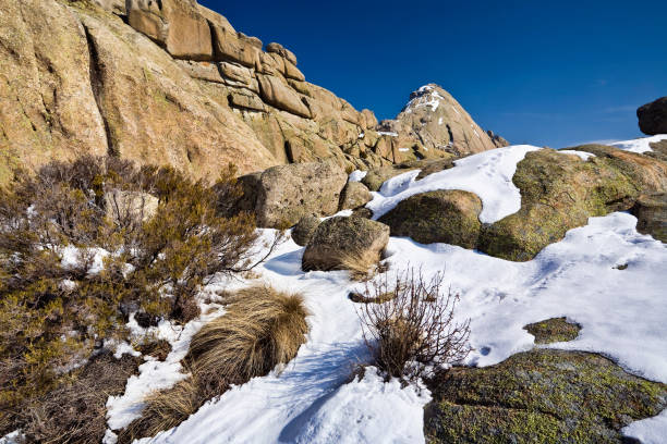 istock Snow in La Pedriza. Madrid 1387951038