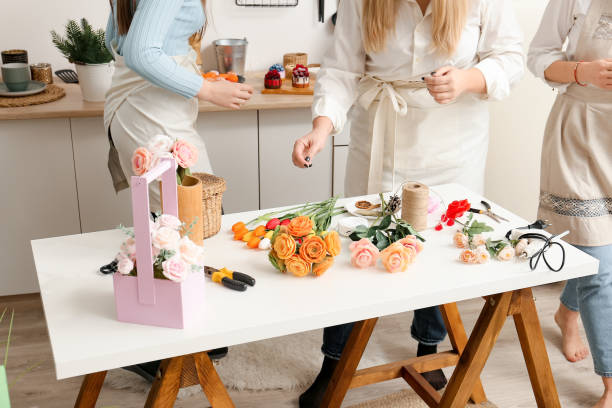 istock Flowers from the soap 1387951779