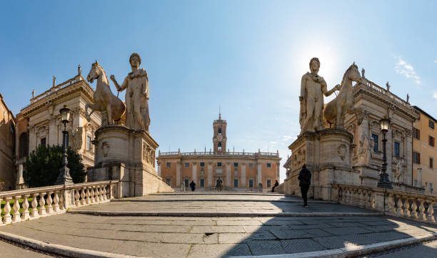 istock Campidoglio Square and Cordonata at Night 1387954512