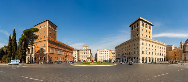 Piazza Venezia stock photo