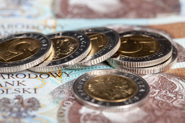 istock real cash Polish coins are lying together 1387955466