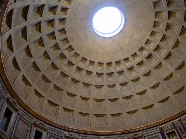 판테온의 천장 - ancient rome pantheon rome church dome 뉴스 사진 이미지