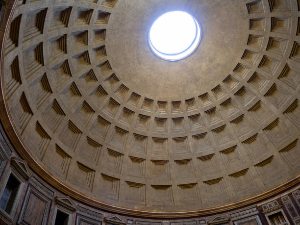 istock Ceiling of the pantheon 1387967092