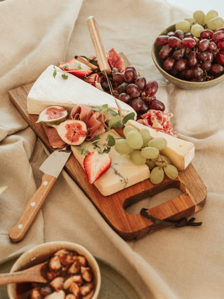 istock Cheese and meat cold cuts platter tapas food still life 1387967353