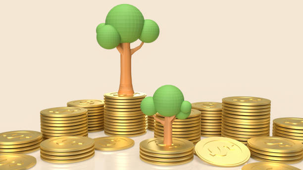 istock The tree and gold coins for business concept 3d rendering 1387968090