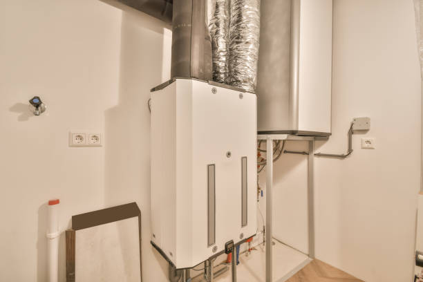 istock Boiler room in a modern house 1387969538