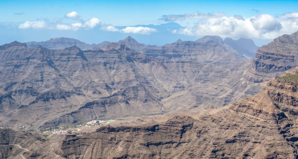 istock Mountain view from Tauro Mountain in Gran Canaria, Spain 1387971176