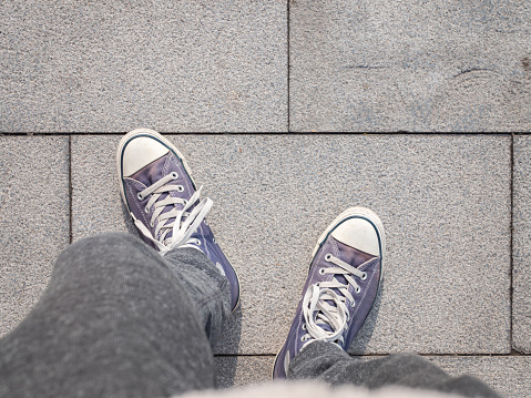 Men Walking on the Floor