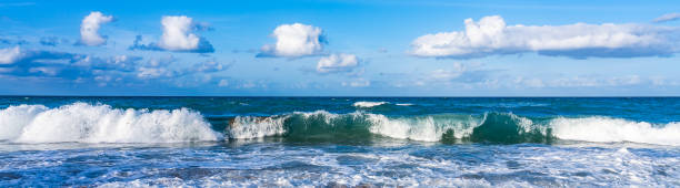 istock Panorama of the Atlantic Ocean with an oncoming wave 1387979573