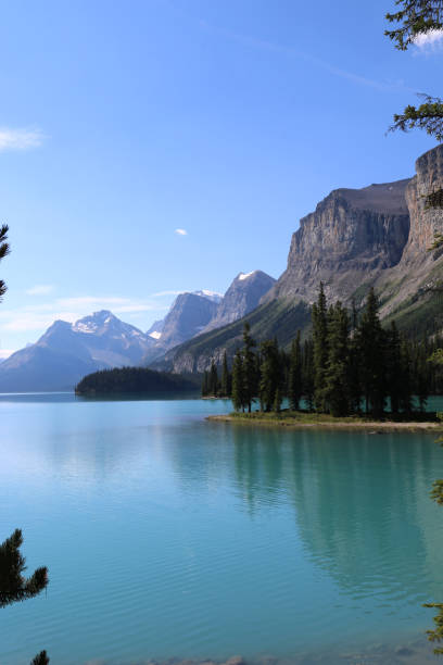 istock A small island in a green mountain lake 1387979988