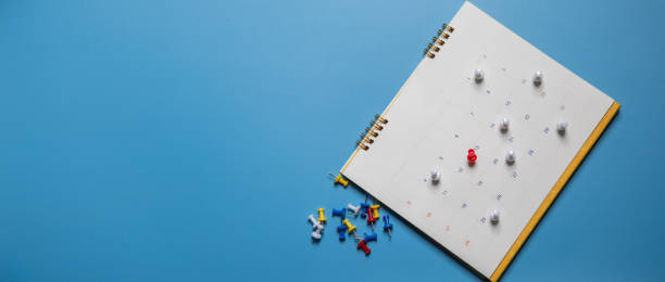 istock Calendar Event Planner , business schedule planning appointment meeting concept . 1387983391