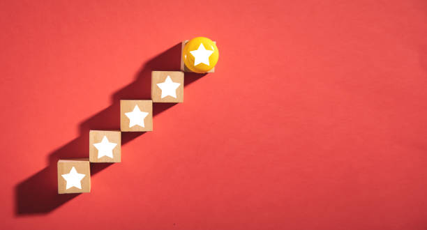 istock 5 stars. Increase rating. Customer satisfaction 1387991542