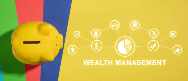 yellow piggy bank. wealth management. business - 11193 imagens e fotografias de stock