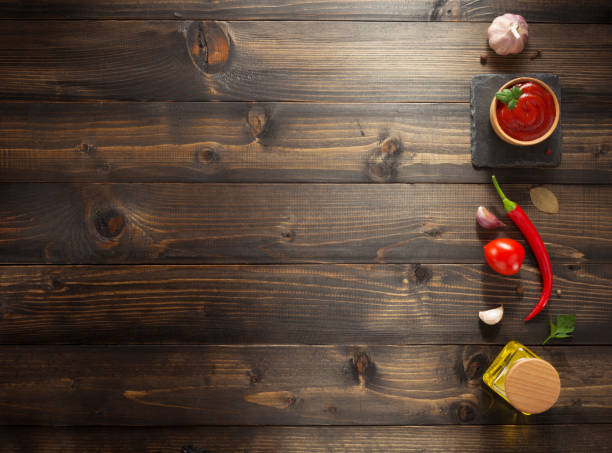 istock tomato sauce in bowl on wood 1387991838