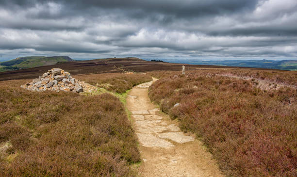 istock Cleveland Way Path North York Moors on Urra Moor 1387993443