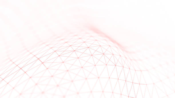 istock Abstract white background with connected dots and lines. Medical background. Background for business presentations. 3D 1387998706
