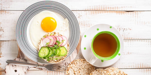 istock Toast with cheese, a cucumber and a garden radish 1388003028