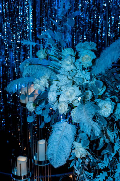 istock festive decor blue glitter tinsel birthday holiday 1388011569