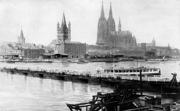istock Cologne in North Rhine-Westphalia, Germany - 19th Century 1388014993