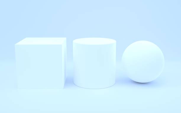 istock 3DCG geometric shapes, pale plaster cubes and cylinders and spheres 1388015756